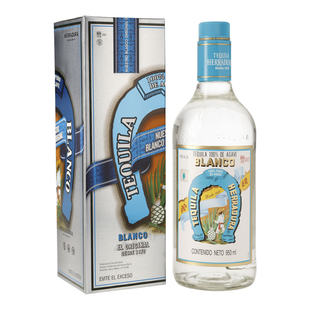 TEQ HERRADURA 950 ML BLANCO