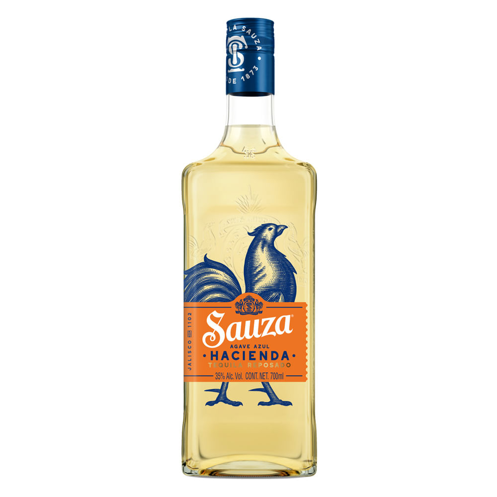 TEQ SAUZA HACIENDA 700 ML AZUL REPOSADO