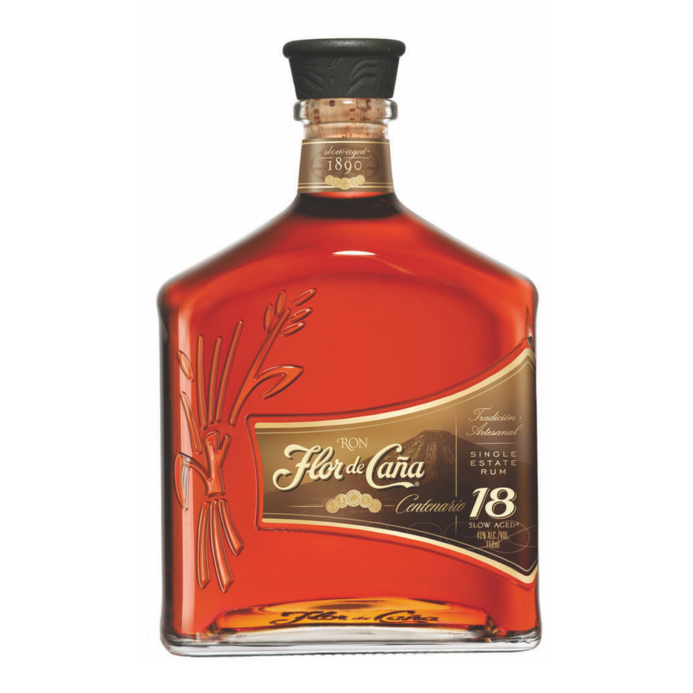 RON FLOR DE CAÑA 750 ML 18 AÑOS CENT