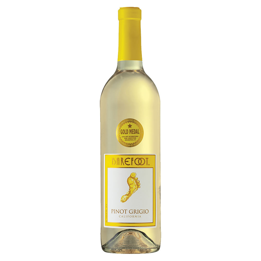VINO BLANCO BAREFOOT 750 ML PINOT GRIGIO