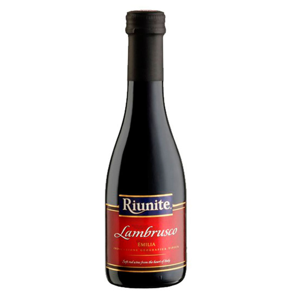 VINO TINTO RIUNITE 187 ML LAMBRUSCO