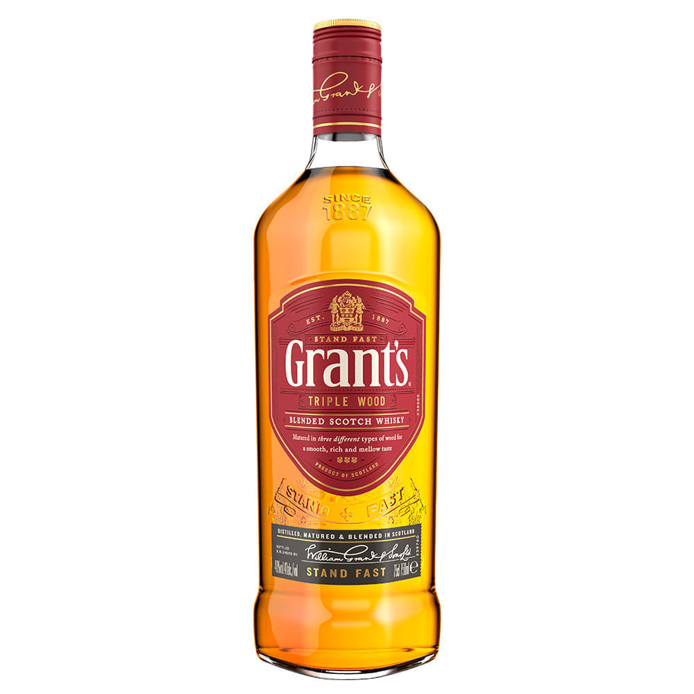 WHISKY GRANTS 750 ML TRIPLE WOODS