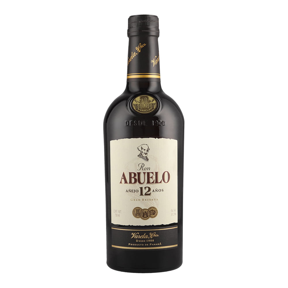 RON ABUELO 750 ML 12 AÑOS