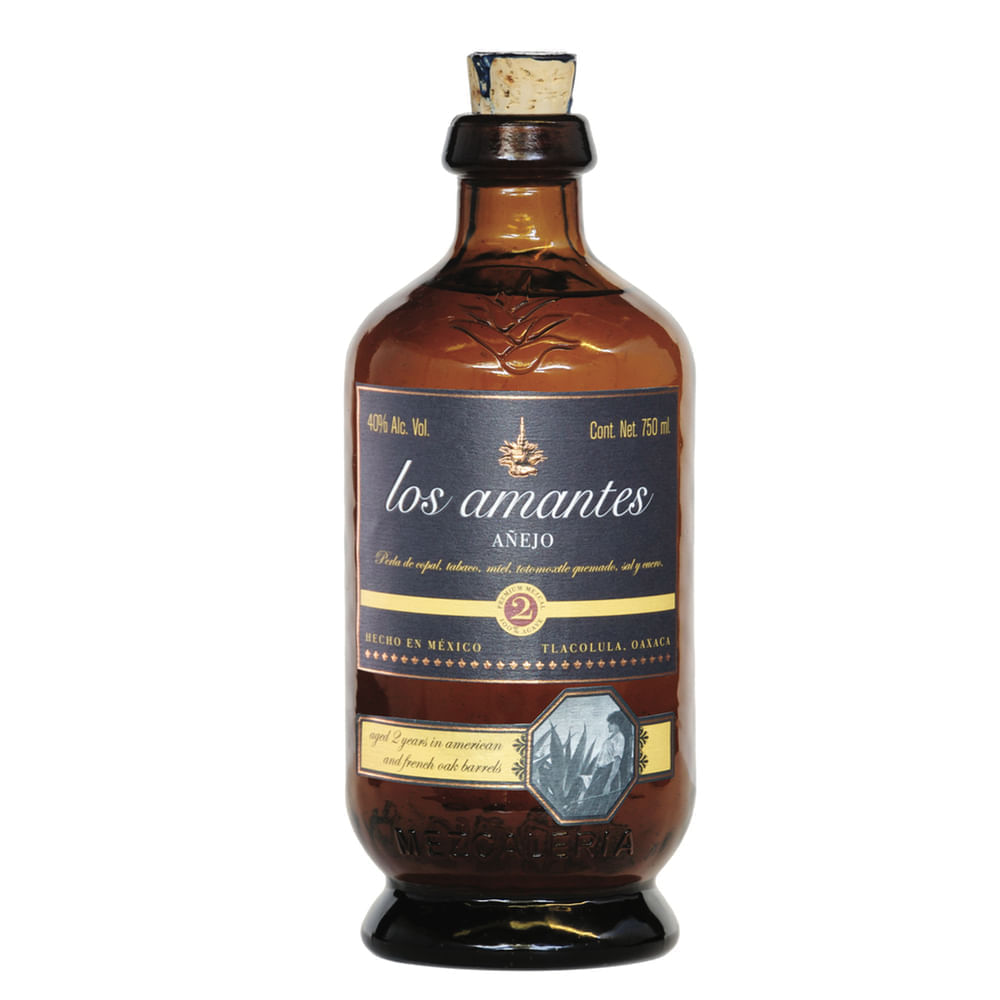 MEZCAL LOS AMANTES 750 ML AÑEJO