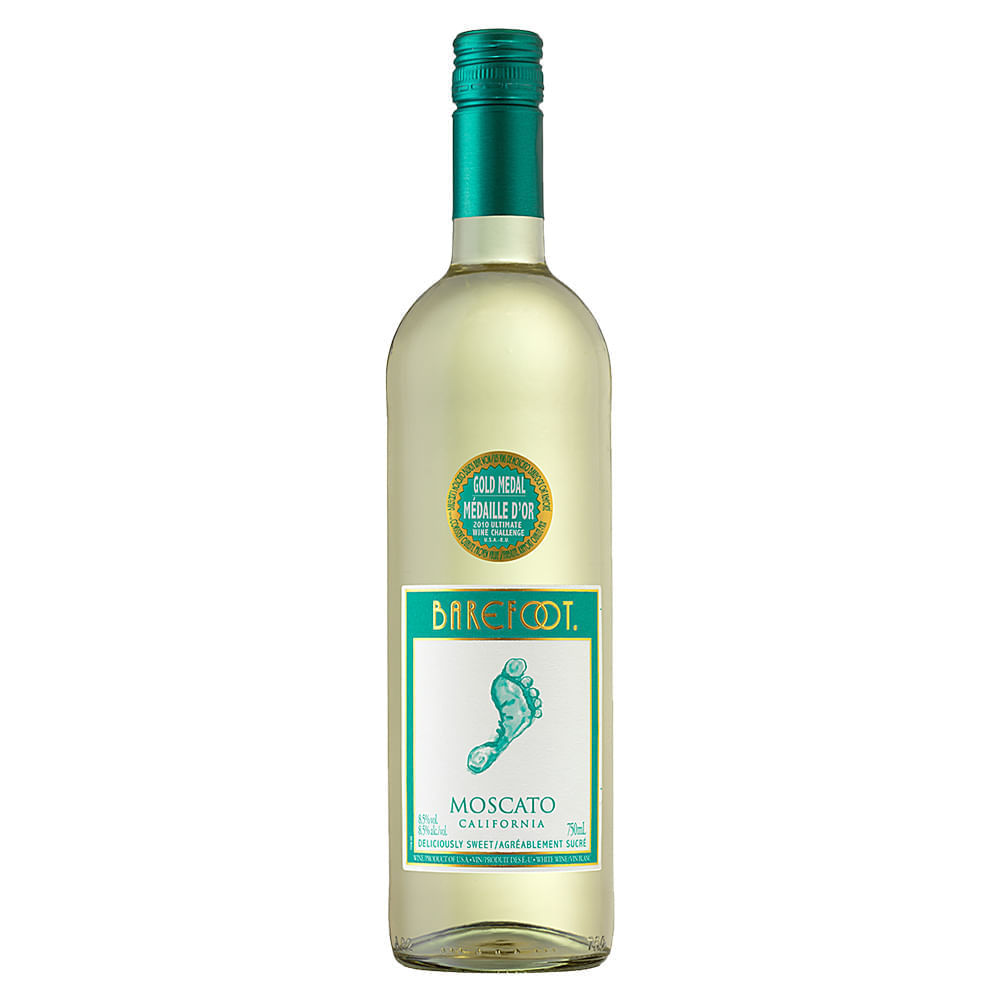 VINO BLANCO BAREFOOT 750 ML MOSCATO