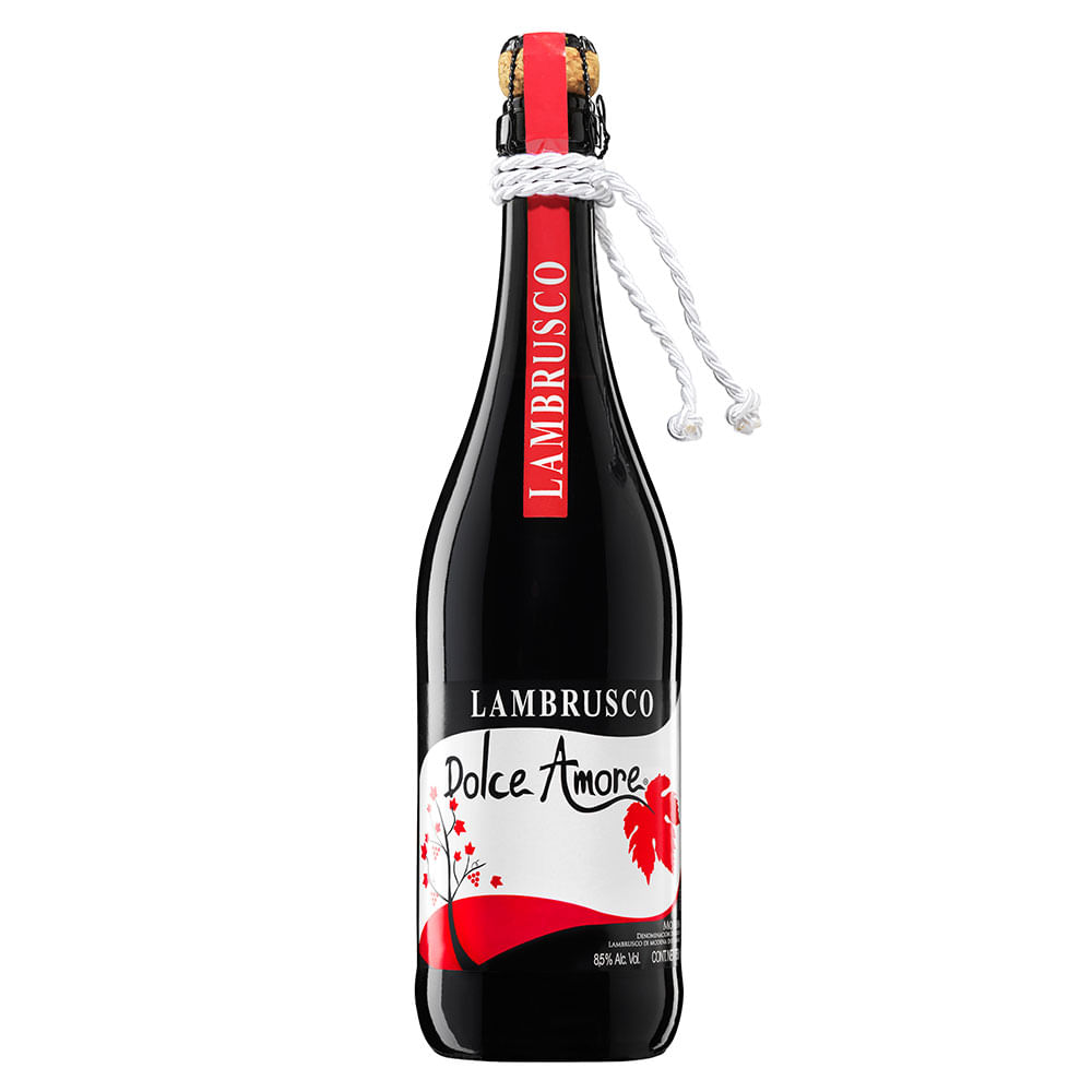 VINO TINTO DOLCE AMORE 750 ML LAMBRUSCO
