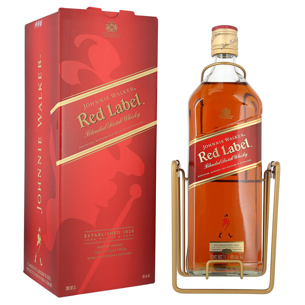 WHISKY JOHNNIE WALKER 3 LT RED LABEL