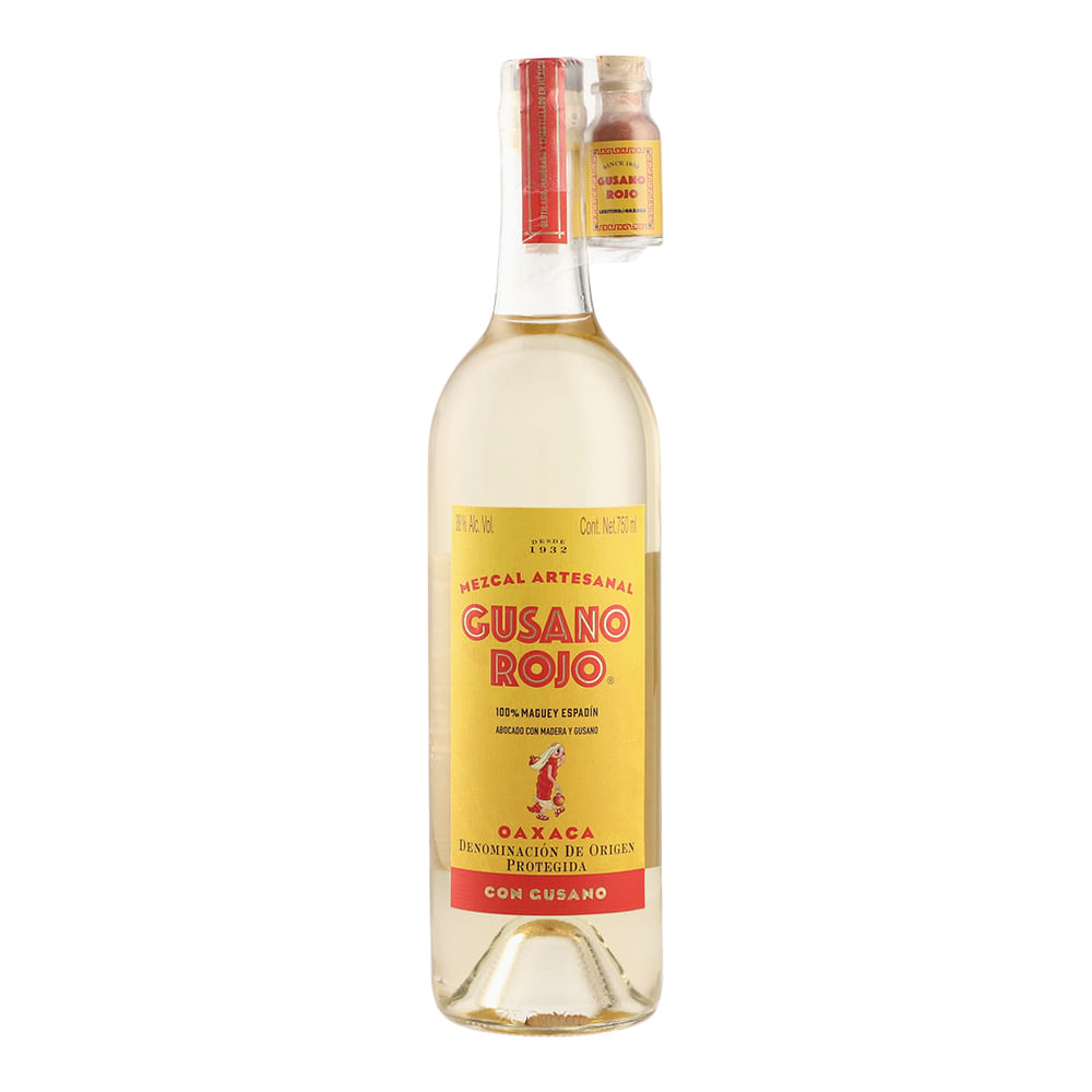 MEZCAL GUSANO ROJO 750 ML JOVEN