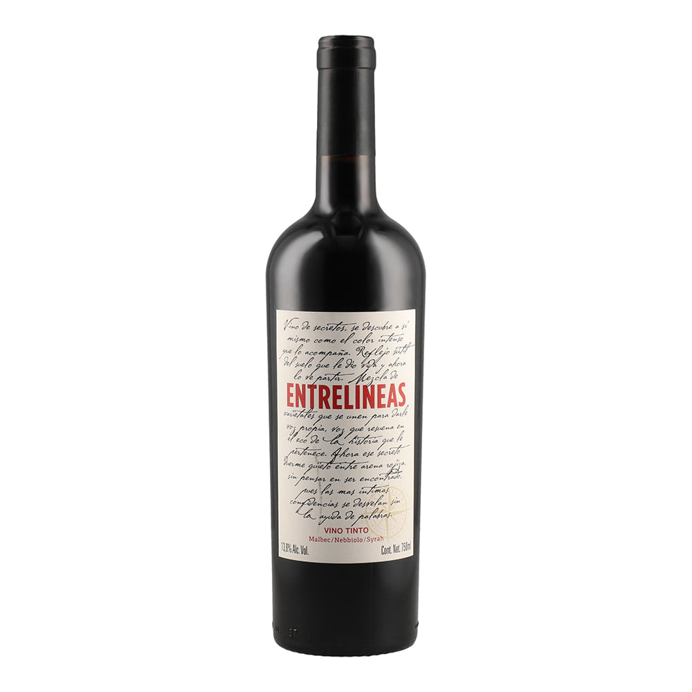 VINO TINTO ENTRELINEAS 750 ML