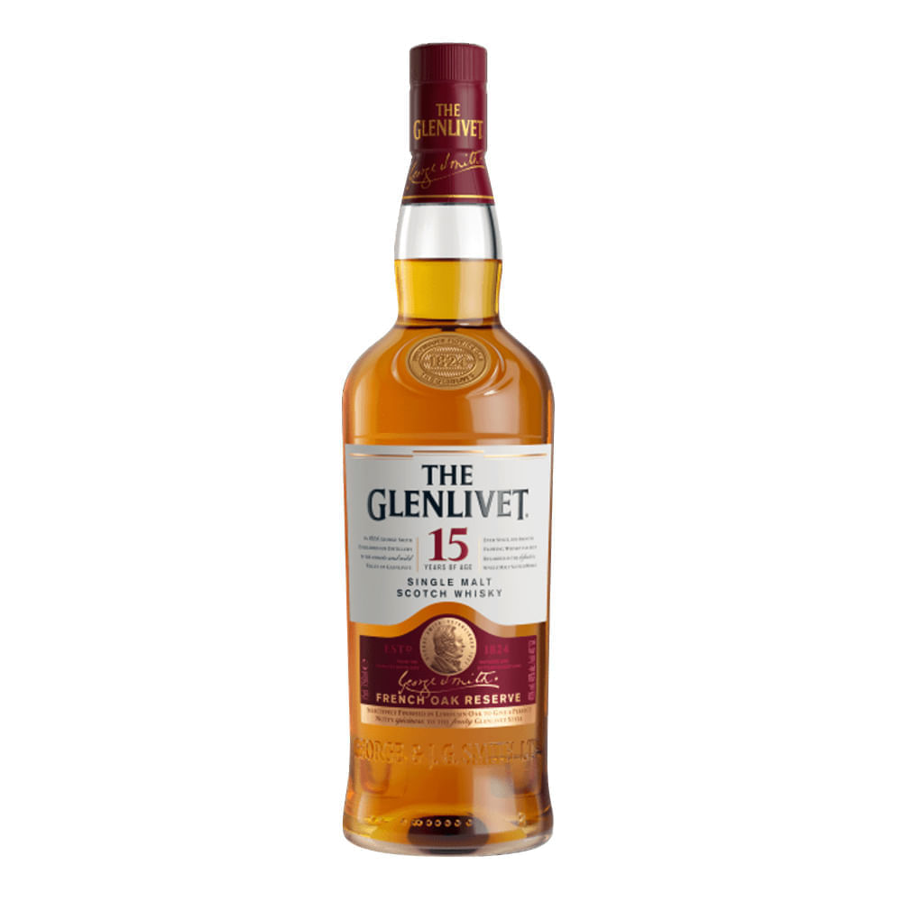 WHISKY GLENLIVET 750 ML 15 AÑOS