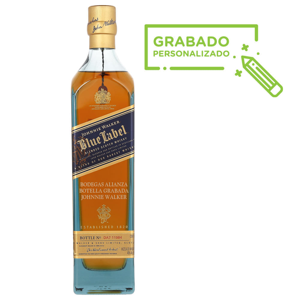 //WHISKY JOHNNIE WALKER 750 ML BLUE LABEL