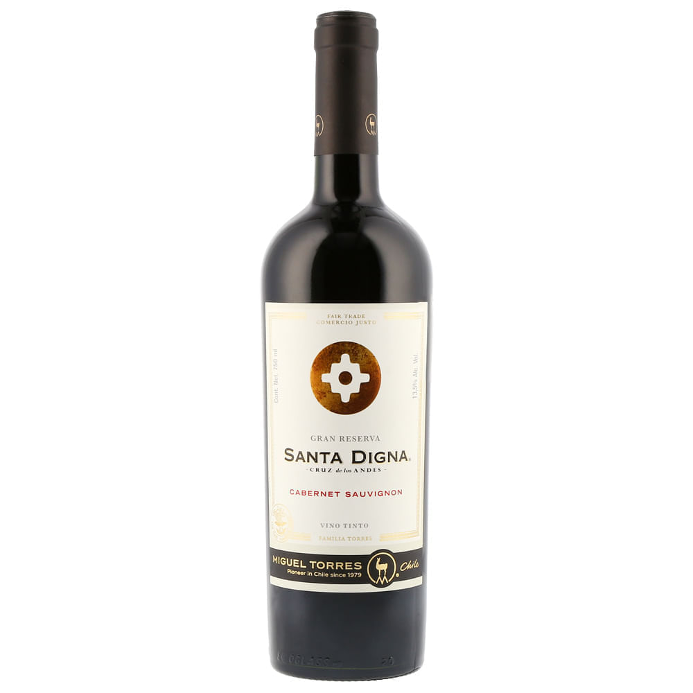 VINO TINTO SANTA DIGNA 750 ML CABERNET SAUVIGNON