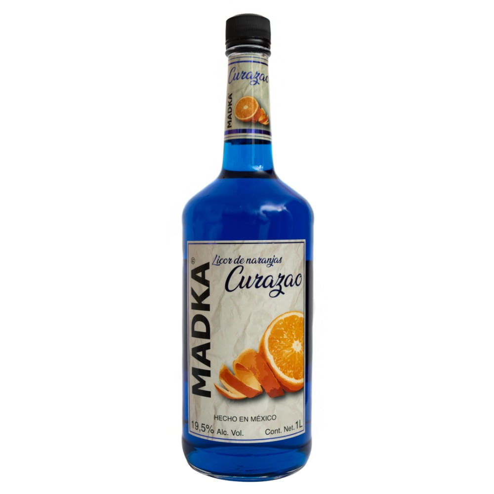 LICOR MADKA 1 LT CURAZAO AZUL
