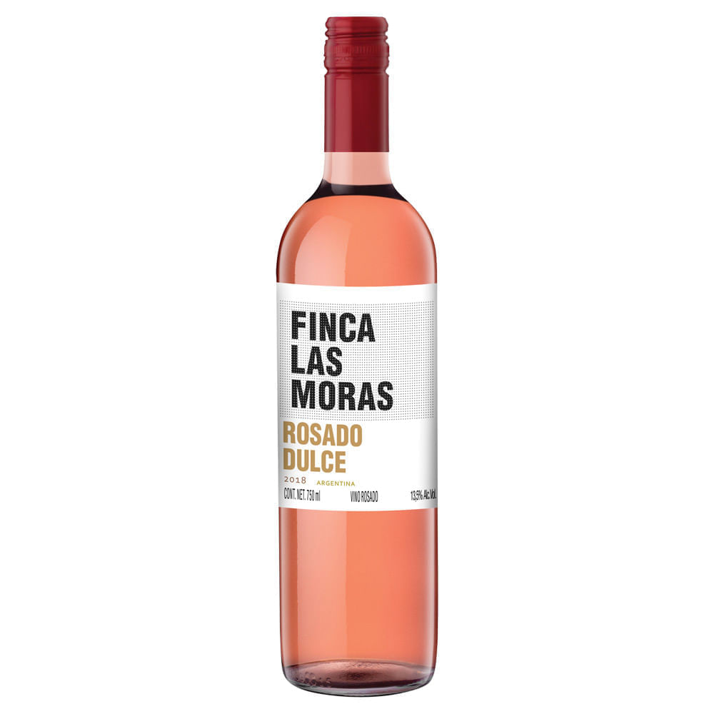 VINO ROSADO LAS MORAS 750 ML DULCE ARG
