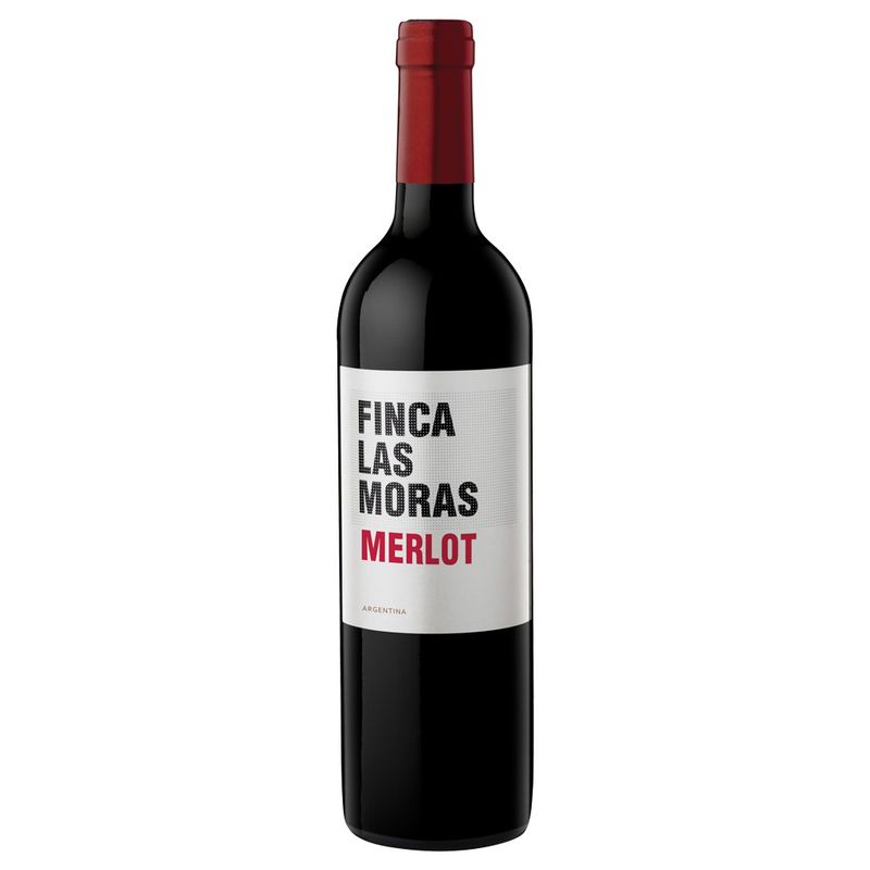 VINO TINTO LAS MORAS 750 ML MERLOT ARG