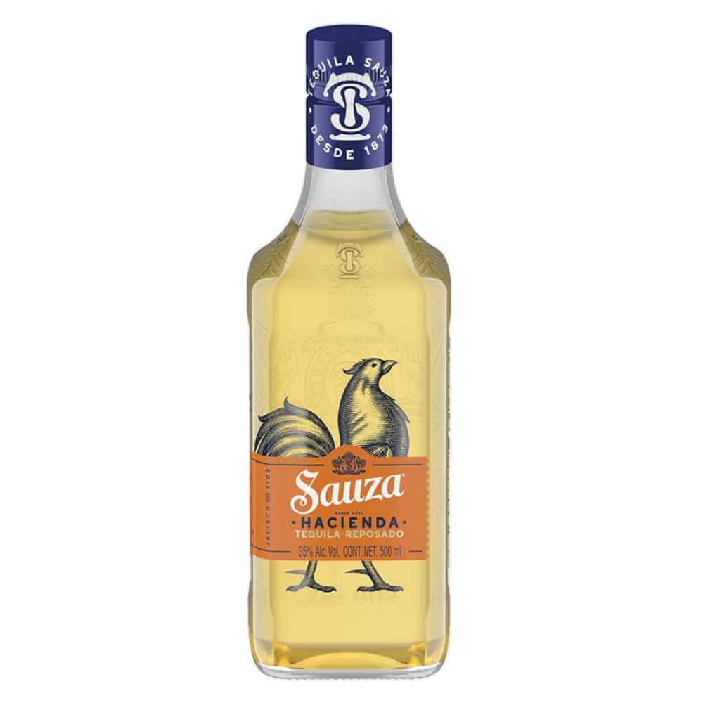 TEQ SAUZA HACIENDA 500 ML AZUL REPOSADO