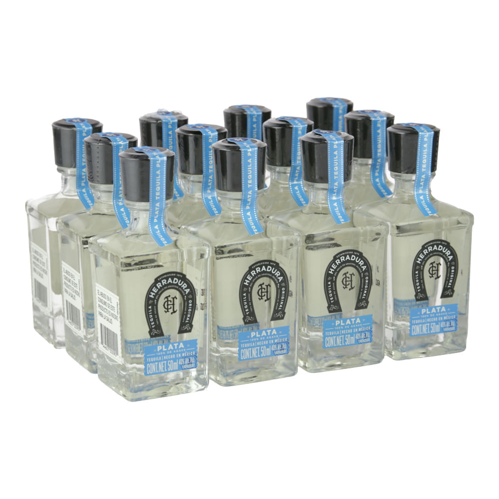 TEQ HERRADURA PLATA MINIATURA 12/50 ML