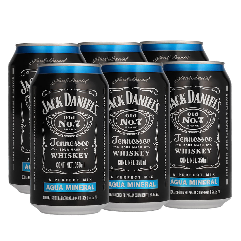 RTD JACK DANIELS 24/350 ML MINERAL