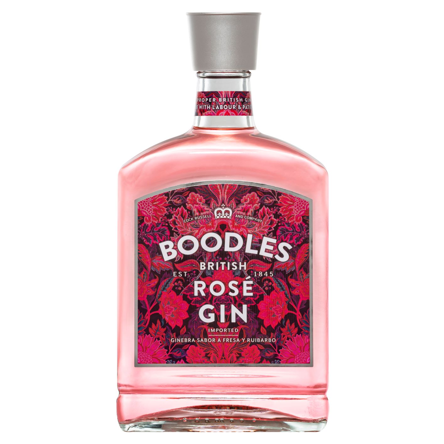 GINEBRA BOODLES LONDON DRY 750 ML ROSE