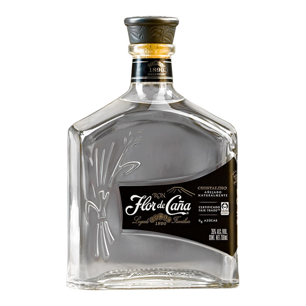 RON FLOR DE CAÑA 750 ML CRISTALINO