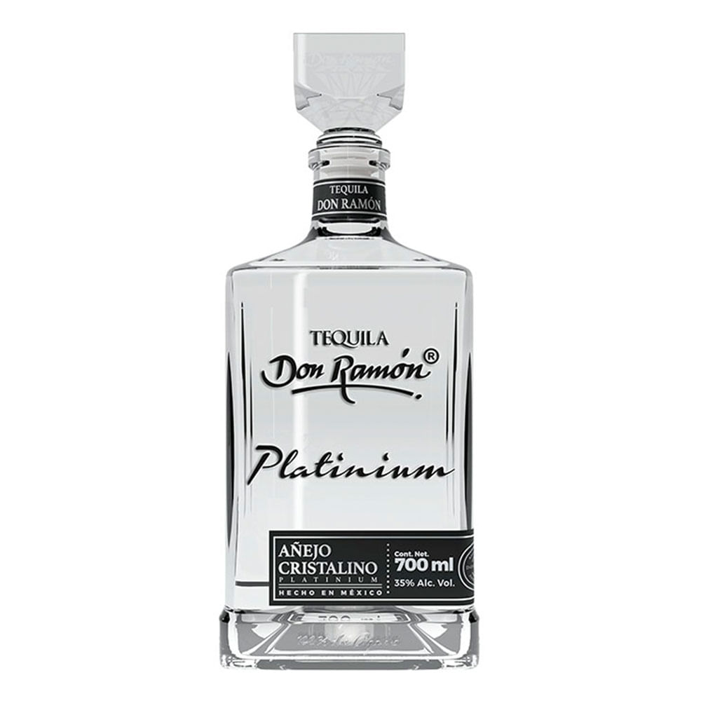 TEQ DON RAMON PLATINUM 700 ML AÑEJO CRISTALINO