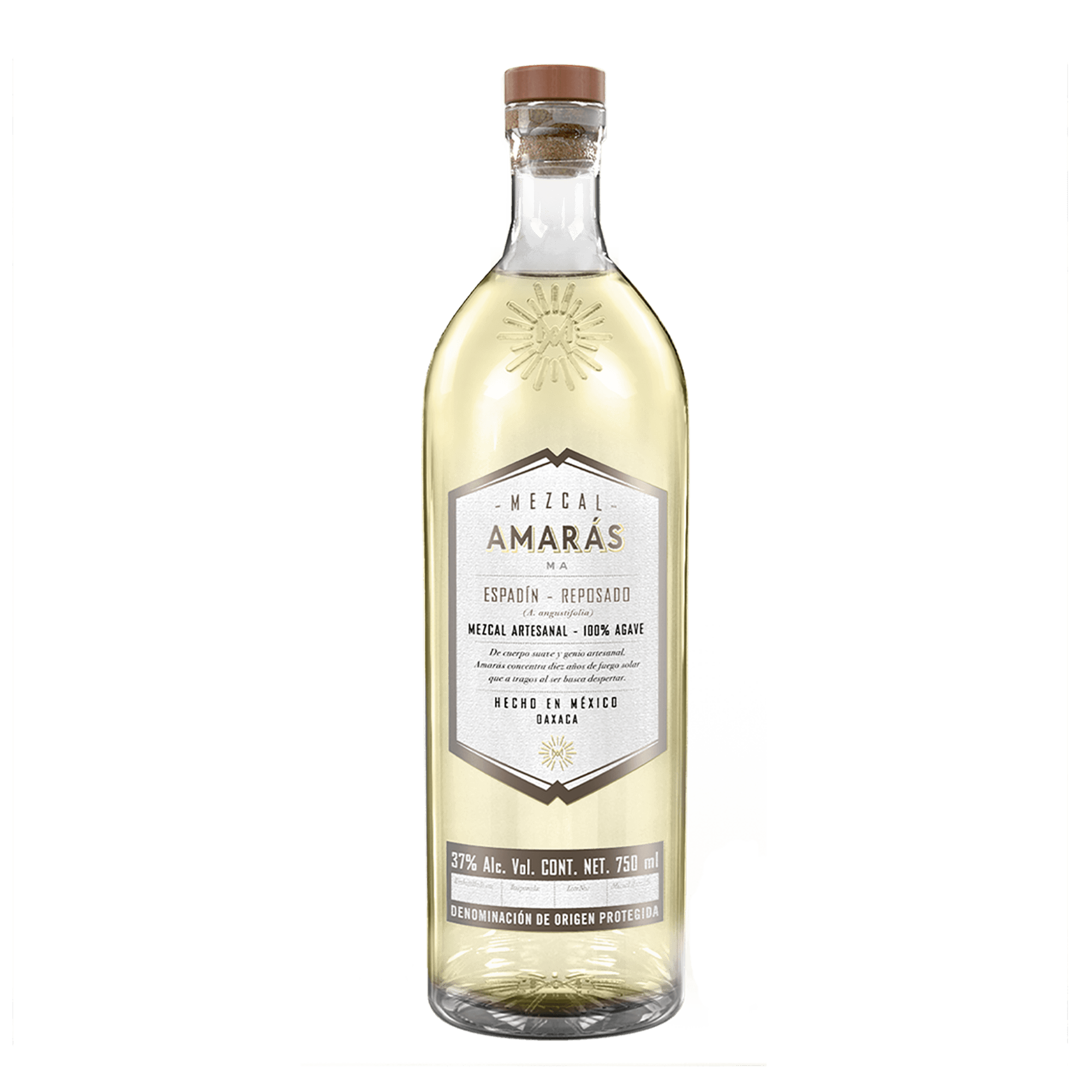 MEZCAL AMARAS 750 ML ESPADIN REPOSADO