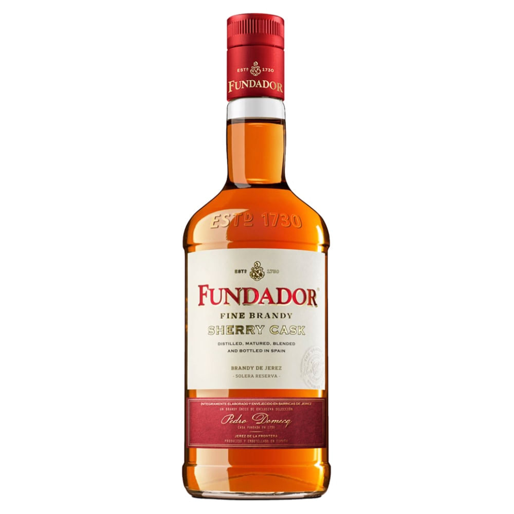 BRANDY FUNDADOR 750 ML SHERRY CASK