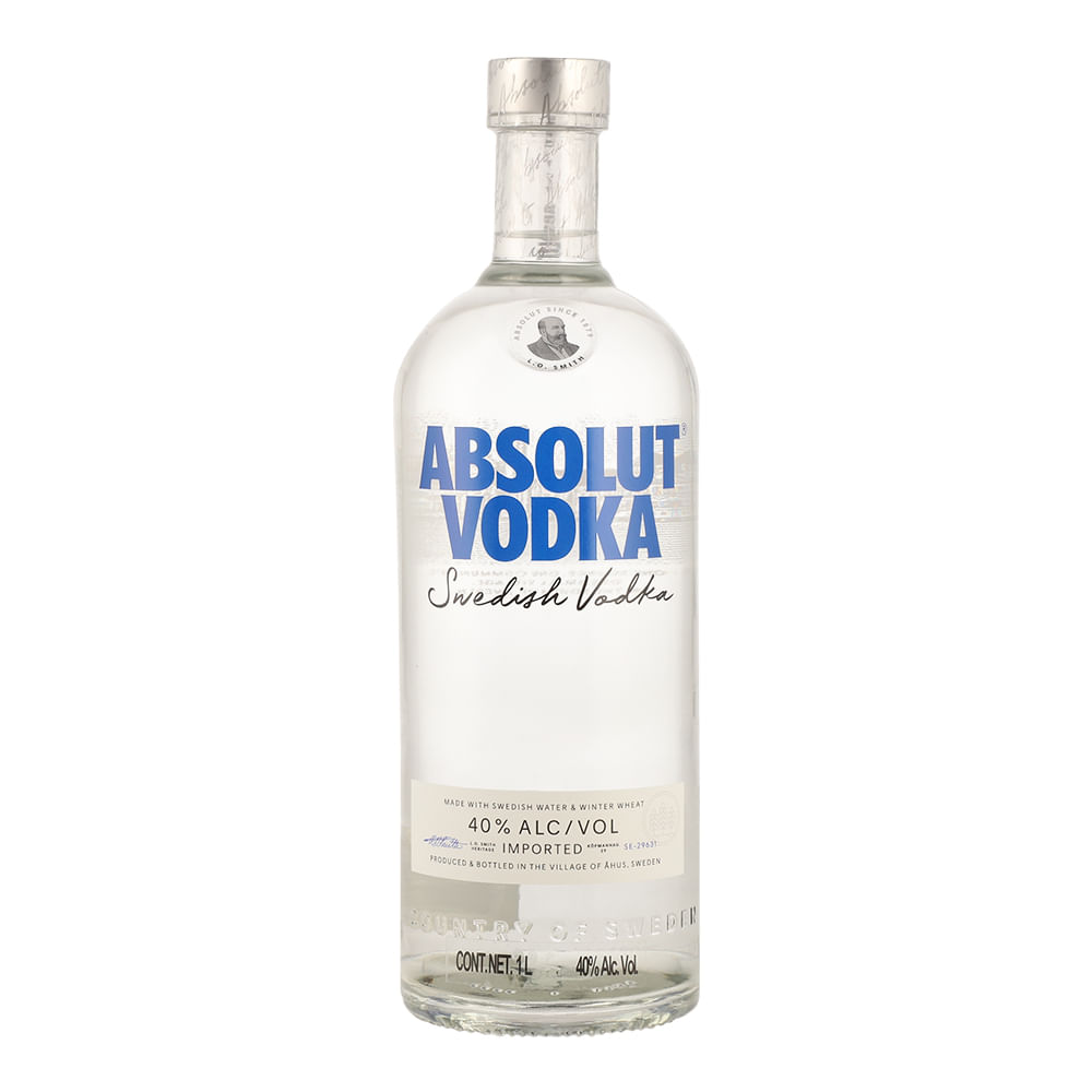 VODKA ABSOLUT 1 LT AZUL REG