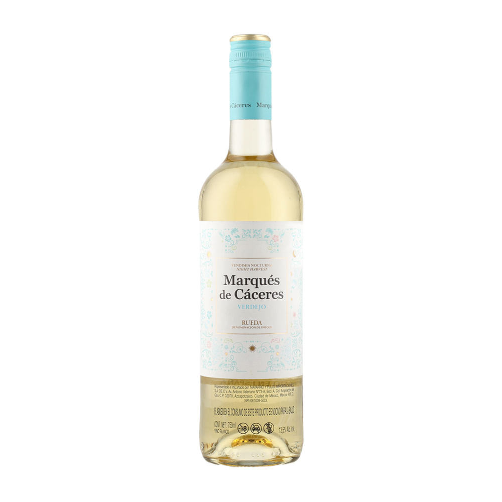 VINO BLANCO MARQUES DE CACERES 750 ML VERDEJO
