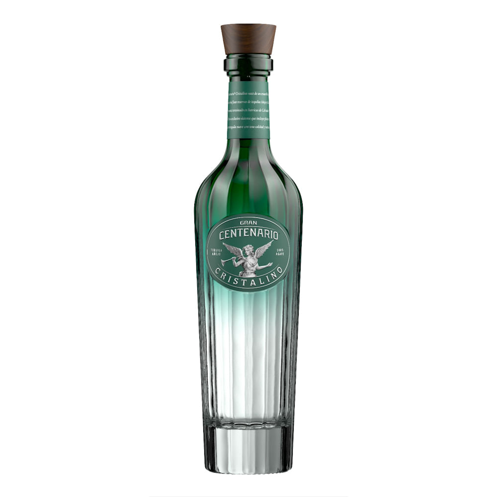 TEQ CENTENARIO 750 ML AÑEJO CRISTALINO