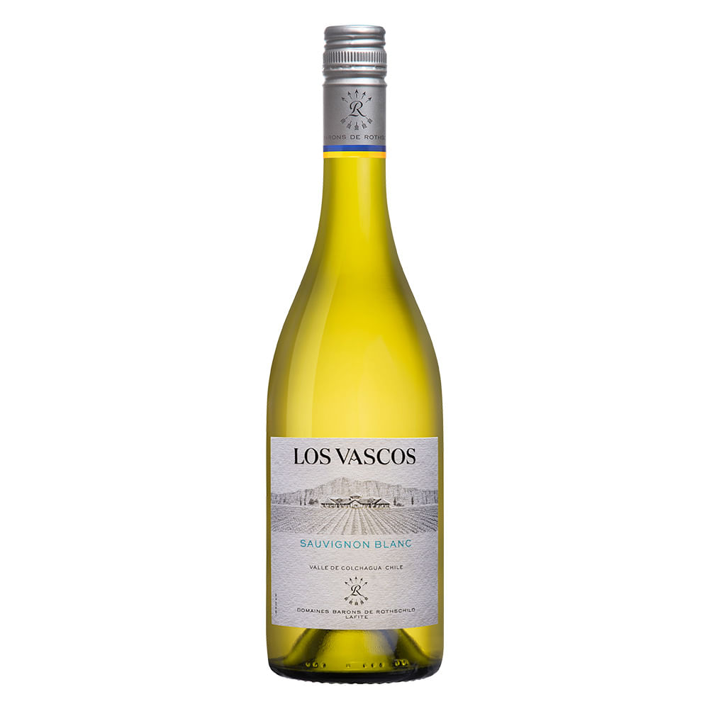 VINO BLANCO LOS VASCOS 750 ML SAUVBLANC