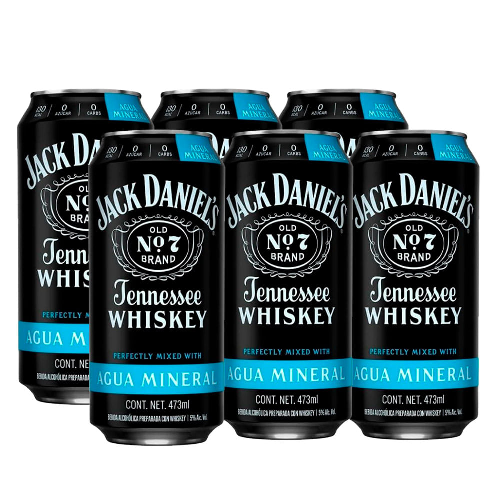 RTD JACK DANIELS 24/473 ML MINERAL