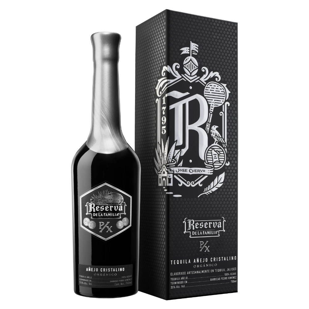 TEQ CUERVO RESERVA DE LA FAMILIA 750 ML PX AÑEJO CRISTALINO