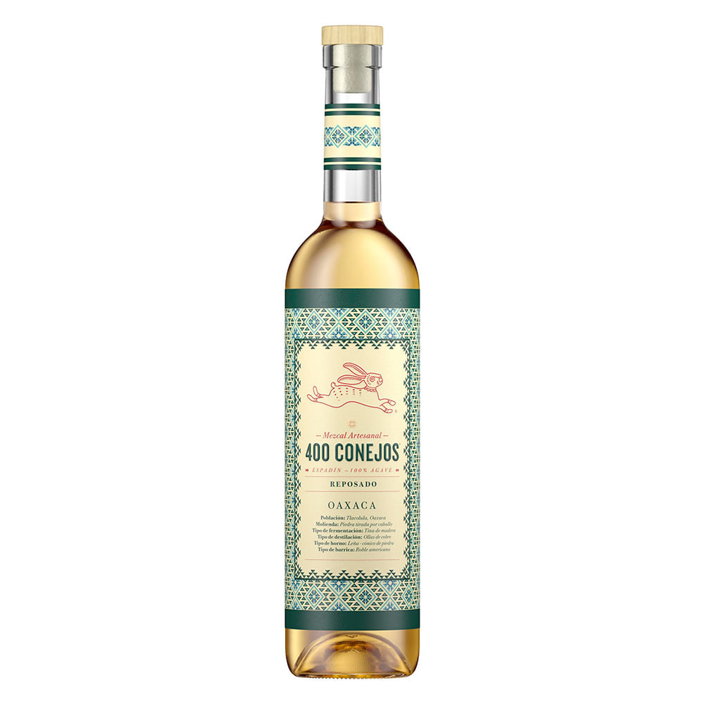 MEZCAL 400 CONEJOS 750 ML REPOSADO