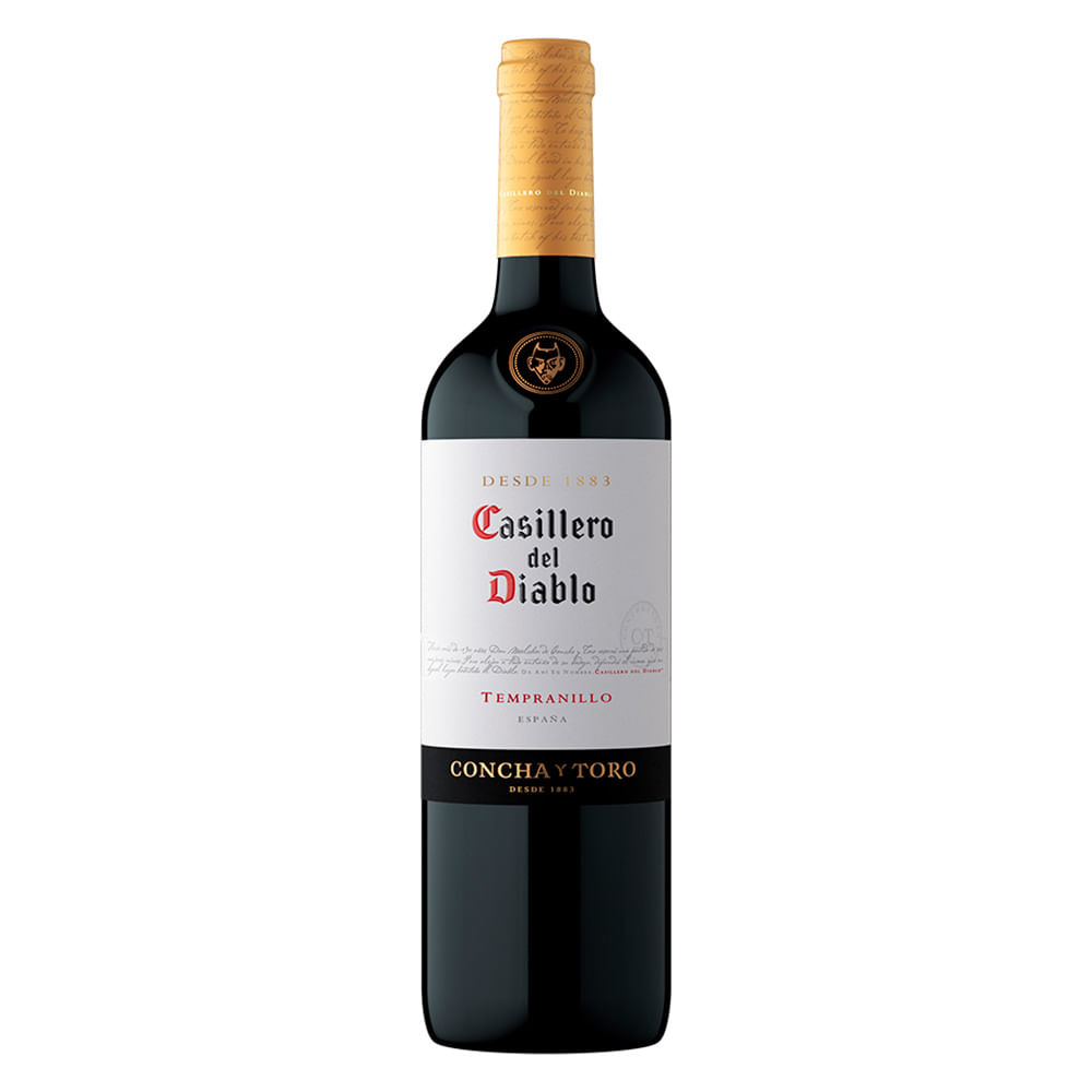TINO TINTO CASILLERO DEL DIABLO 750 ML TEMPRANILLO