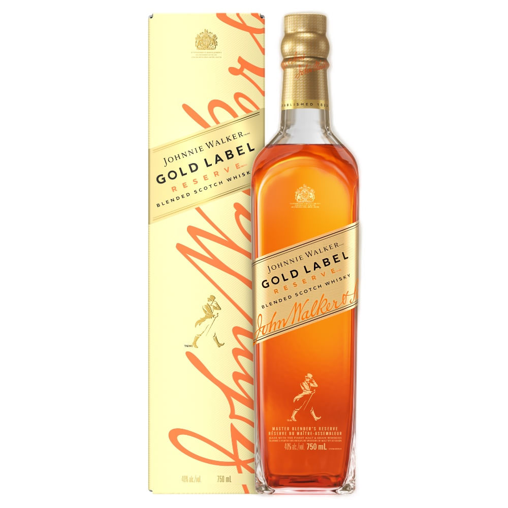 WHISKY JOHNNIE WALKER 750 ML GOLD LABEL DIAGEO