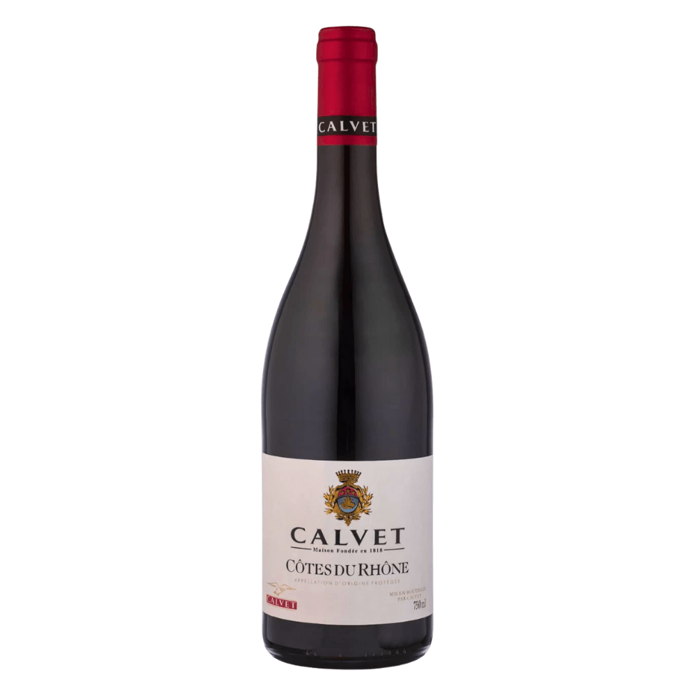 VINO TINTO COTES DU RHONE CALVET 750