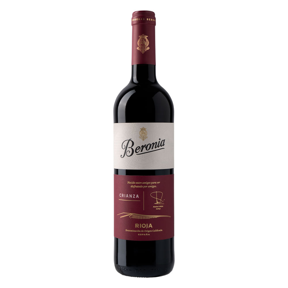 VINO TINTO BERONIA 750 ML CRIANZA