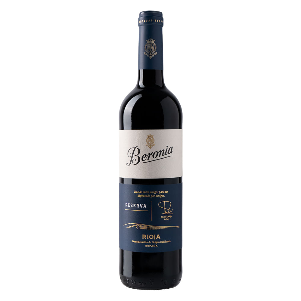VINO TINTO BERONIA 750 ML RESERVA