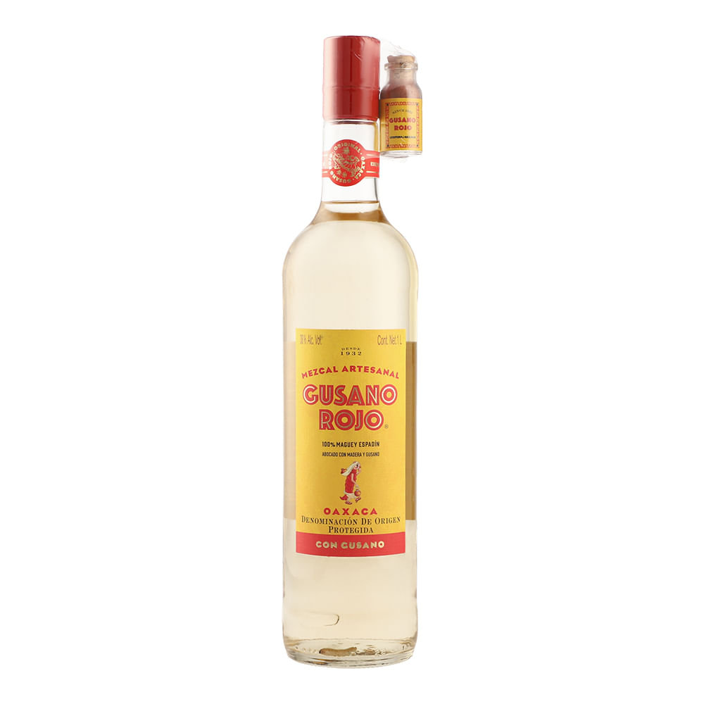 MEZCAL GUSANO ROJO 1 LT JOVEN