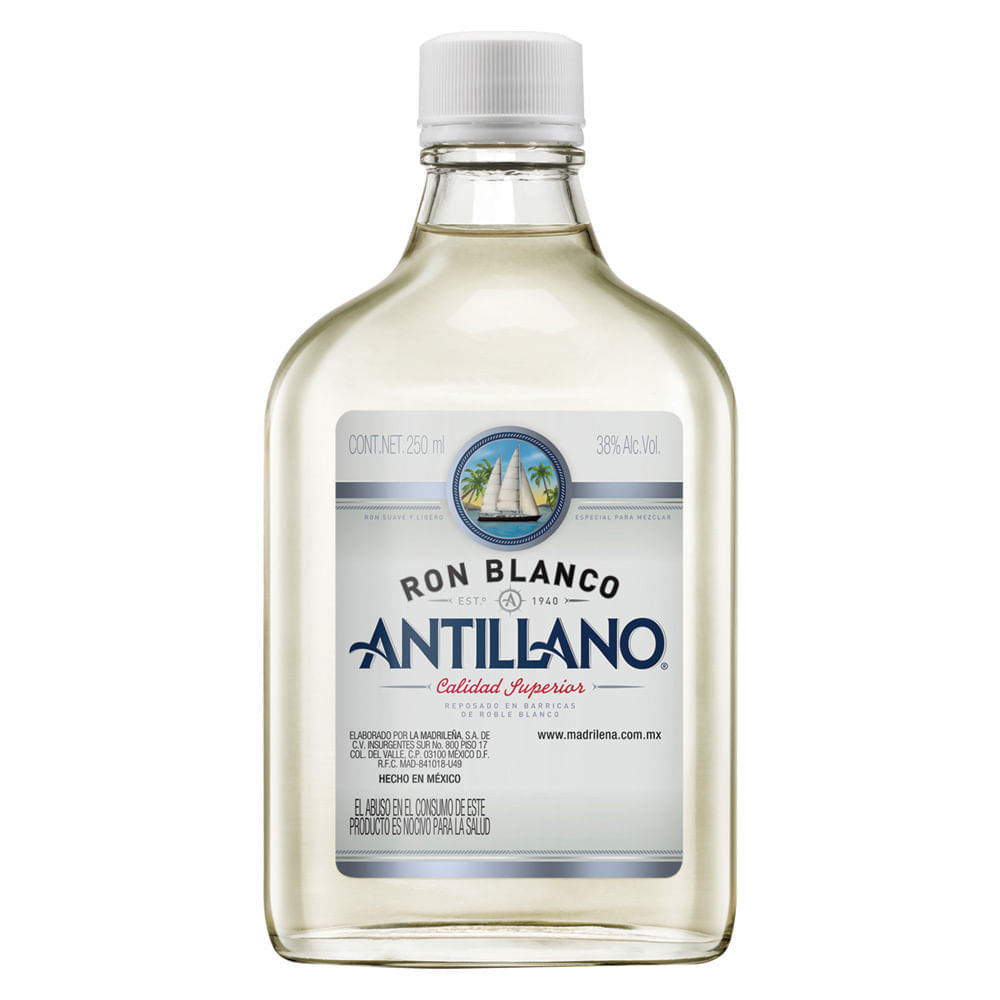 RON ANTILLANO 250 ML BLANCO