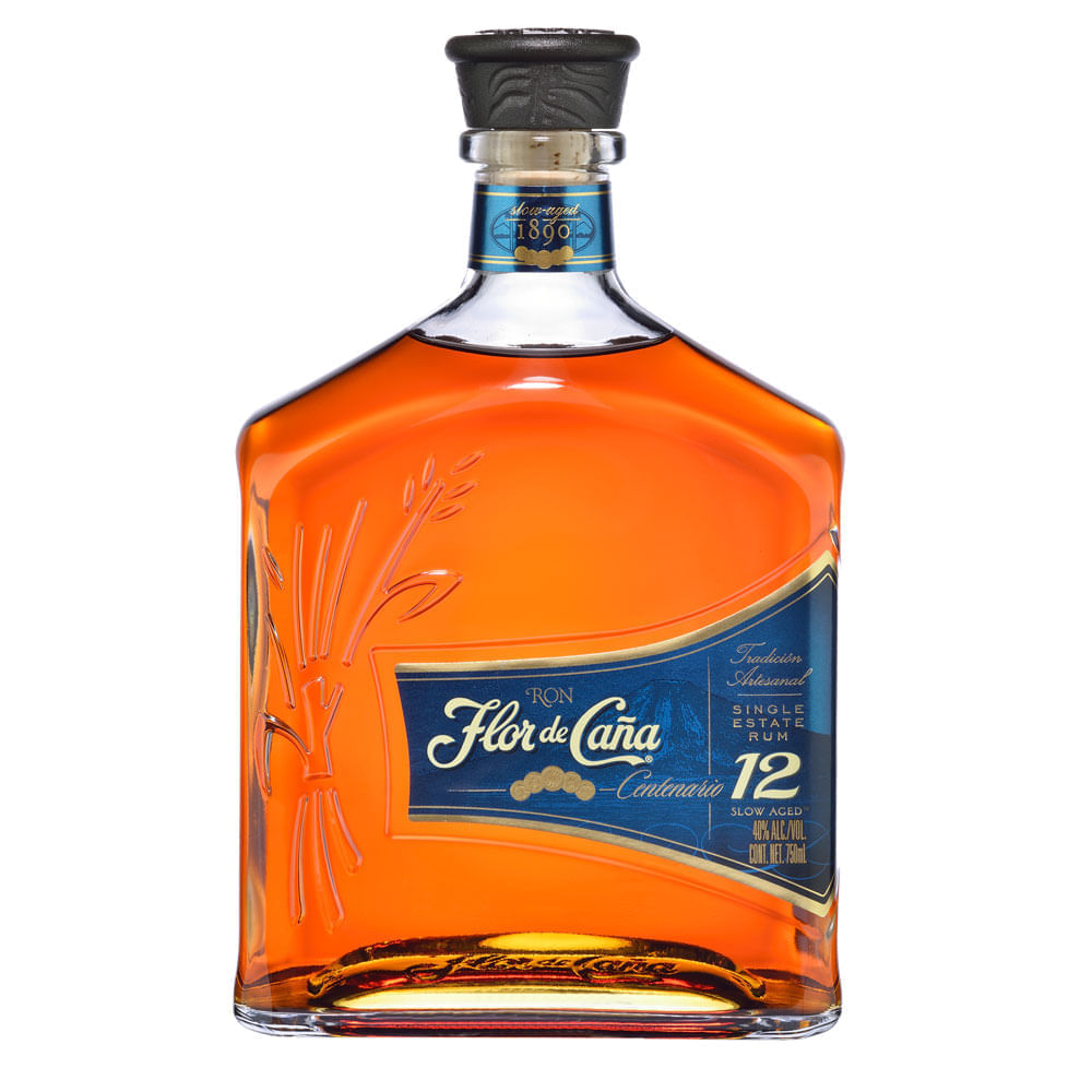 RON FLOR DE CAÑA 750 ML 12 AÑOS